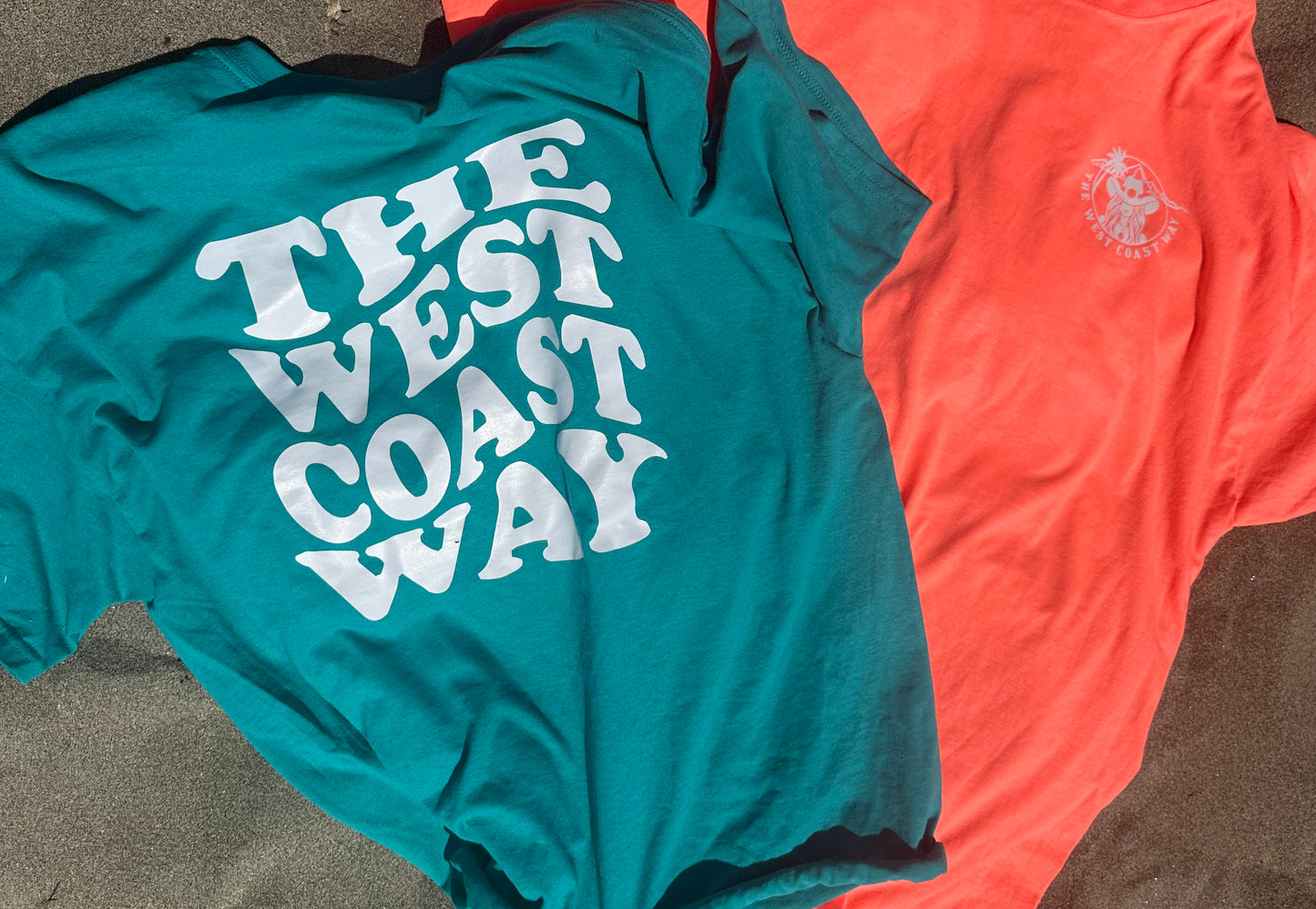Wavy Logo T- Teal