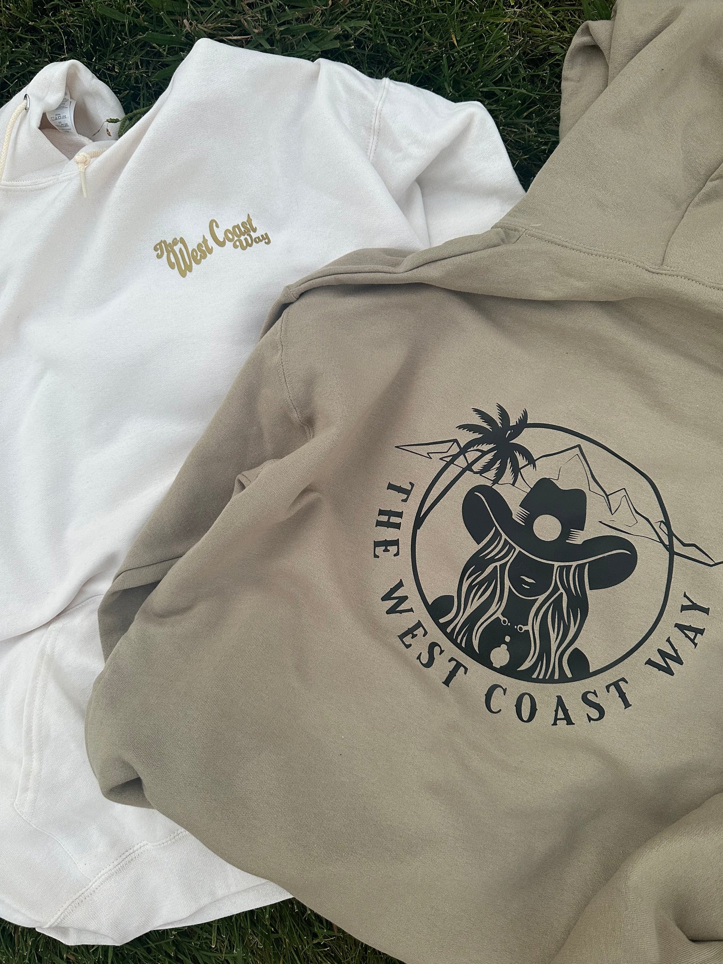 Sand Hoodie- Cream/Gold