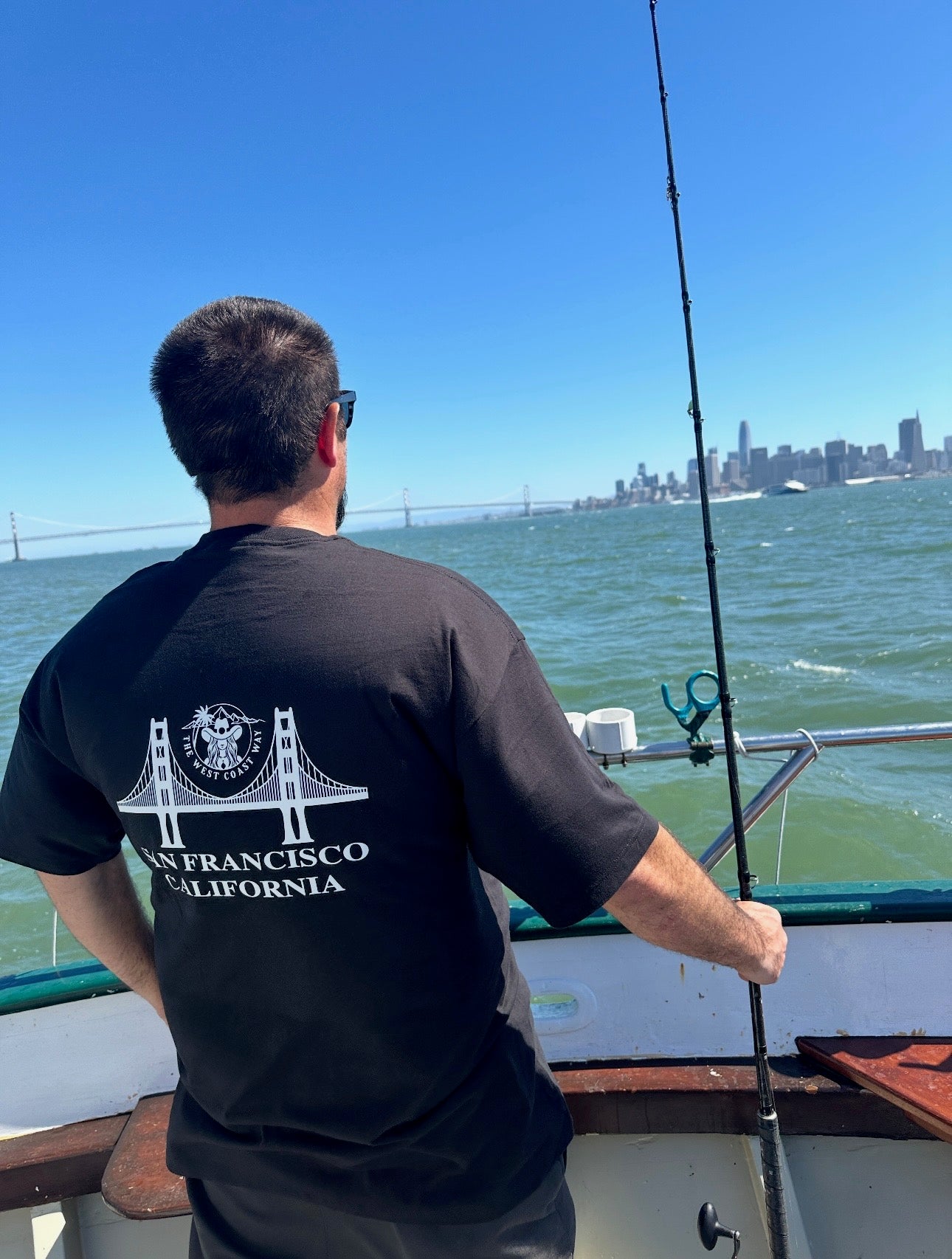 SF Golden Gate Bridge Shirt- Black