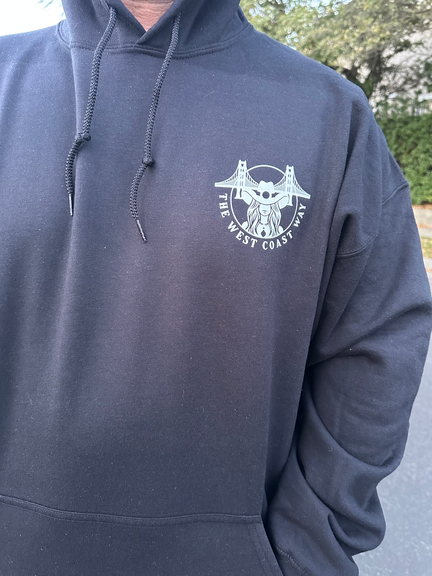 SF Golden Gate Bridge Sweatshirt- Black