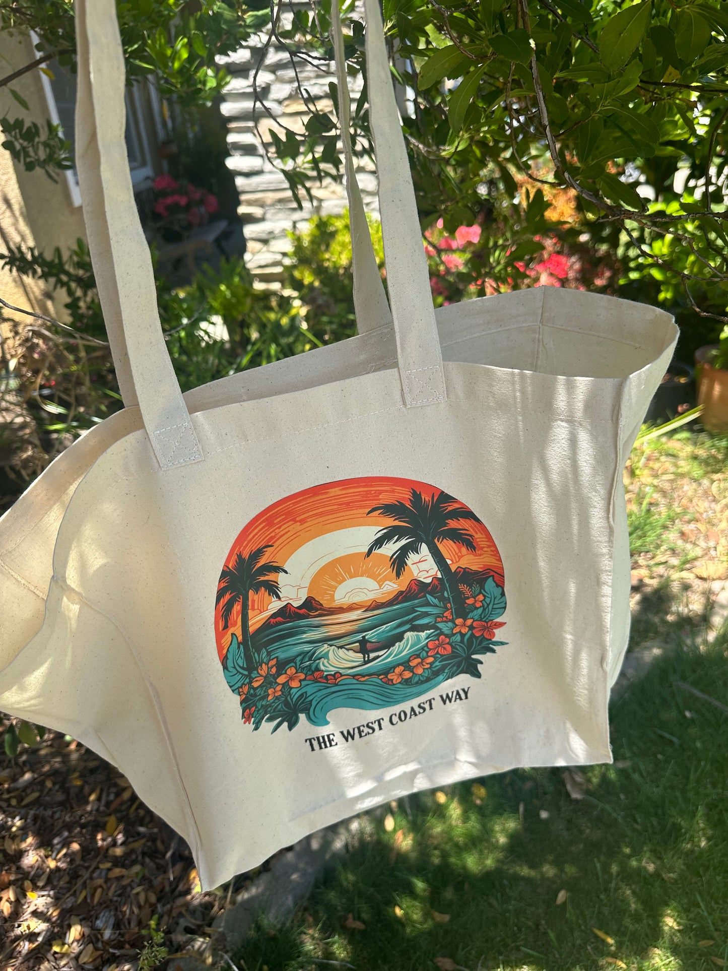 "Enjoy the Ride" Surfer Tote
