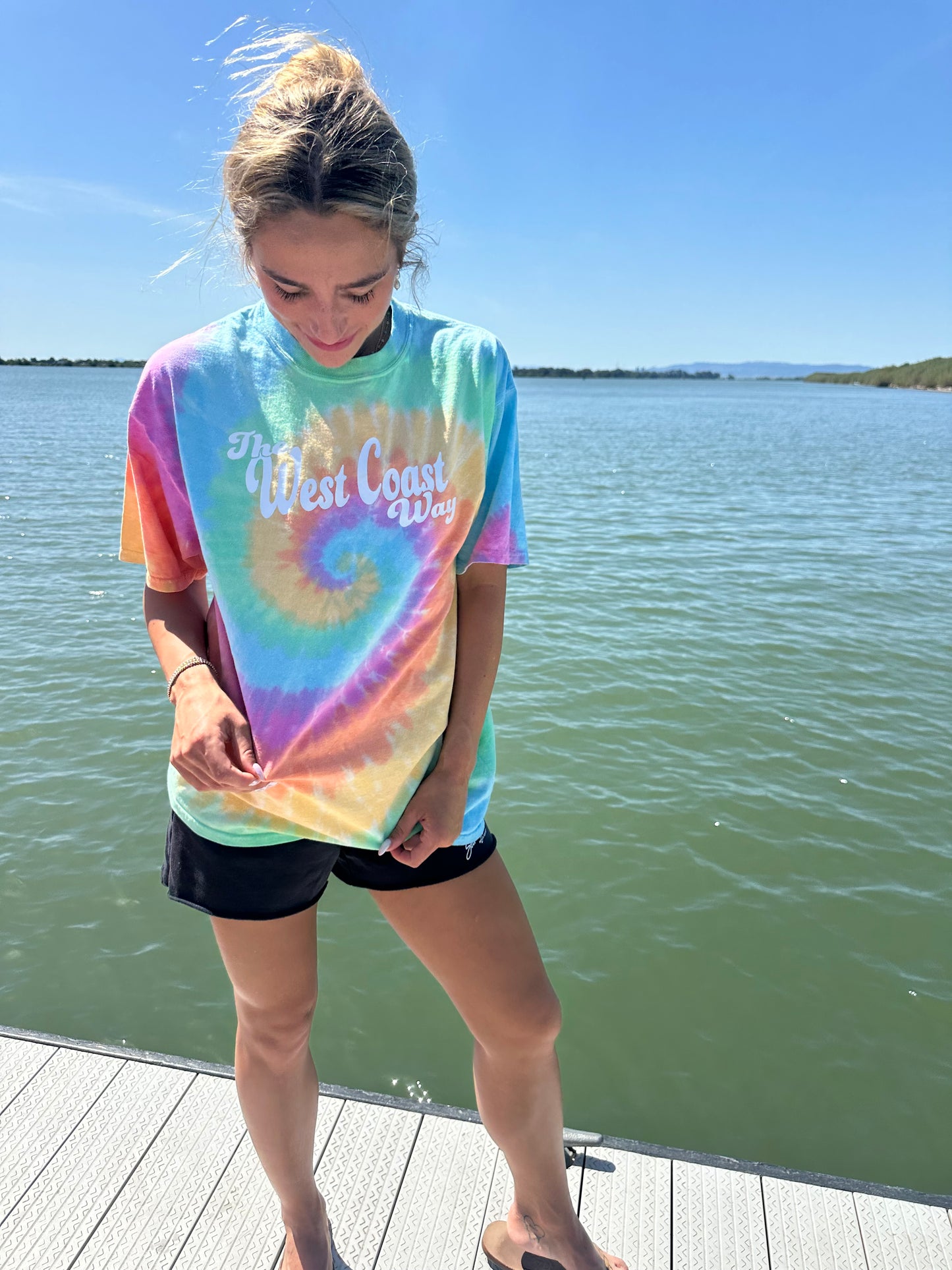 Retro tie dye T